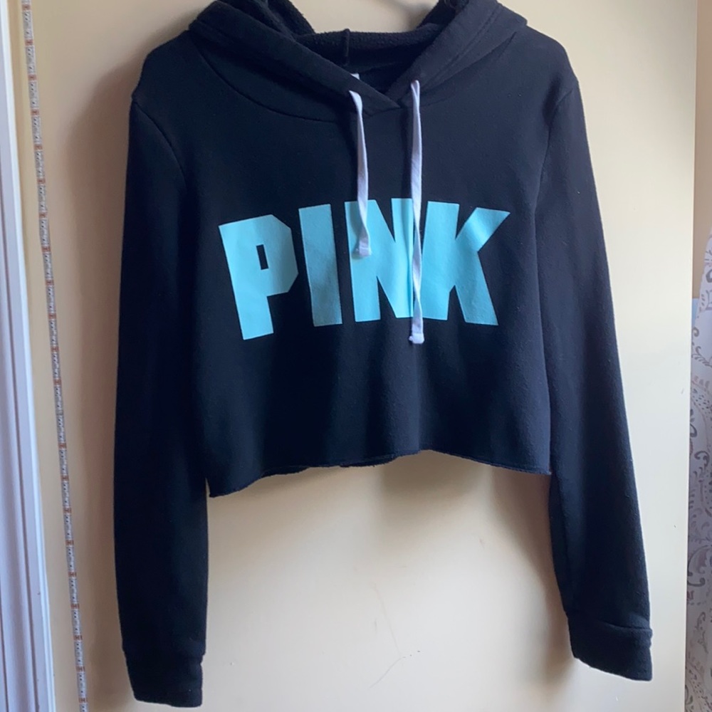 Pink cropped sweater